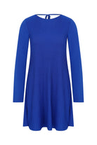 Ace Nayman-Lola Blue Knitted Dress-Elbise-1-Milagron.com