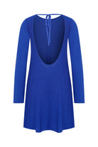 Ace Nayman-Lola Blue Knitted Dress-Elbise-2-Milagron.com