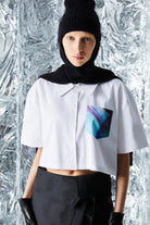 Ace Nayman-Madelyn Cropped Shirt-Gömlek-1-Milagron.com