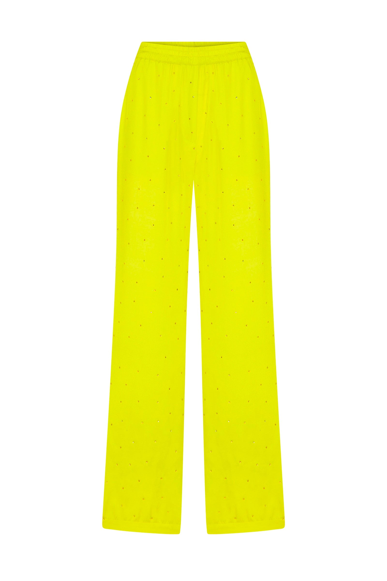 Ace Nayman-Paola Rhinestone Pajama Pants-Pantolon-2-Milagron.com