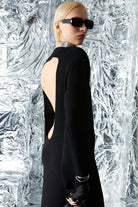 Ace Nayman-Reese Black Knitted Dress-Elbise-2-Milagron.com