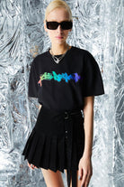 Ace Nayman-Rosalie Black T Shirt-T-Shirts-1-Milagron.com