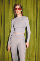 Ace Nayman-Silvia Monogram Knitted Top-Top-1-Milagron.com