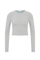 Ace Nayman-Silvia Monogram Knitted Top-Top-2-Milagron.com