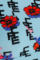 Ace Nayman-Tess Monogram Print Crop Top-Crop Top-4-Milagron.com