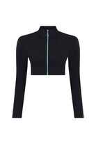 Ace Nayman-Theresa Black Crop Top-Crop Top-2-Milagron.com