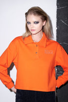 Ace Nayman-Valery Orange Sweater-Sweatshirts & Hoodies-3-Milagron.com