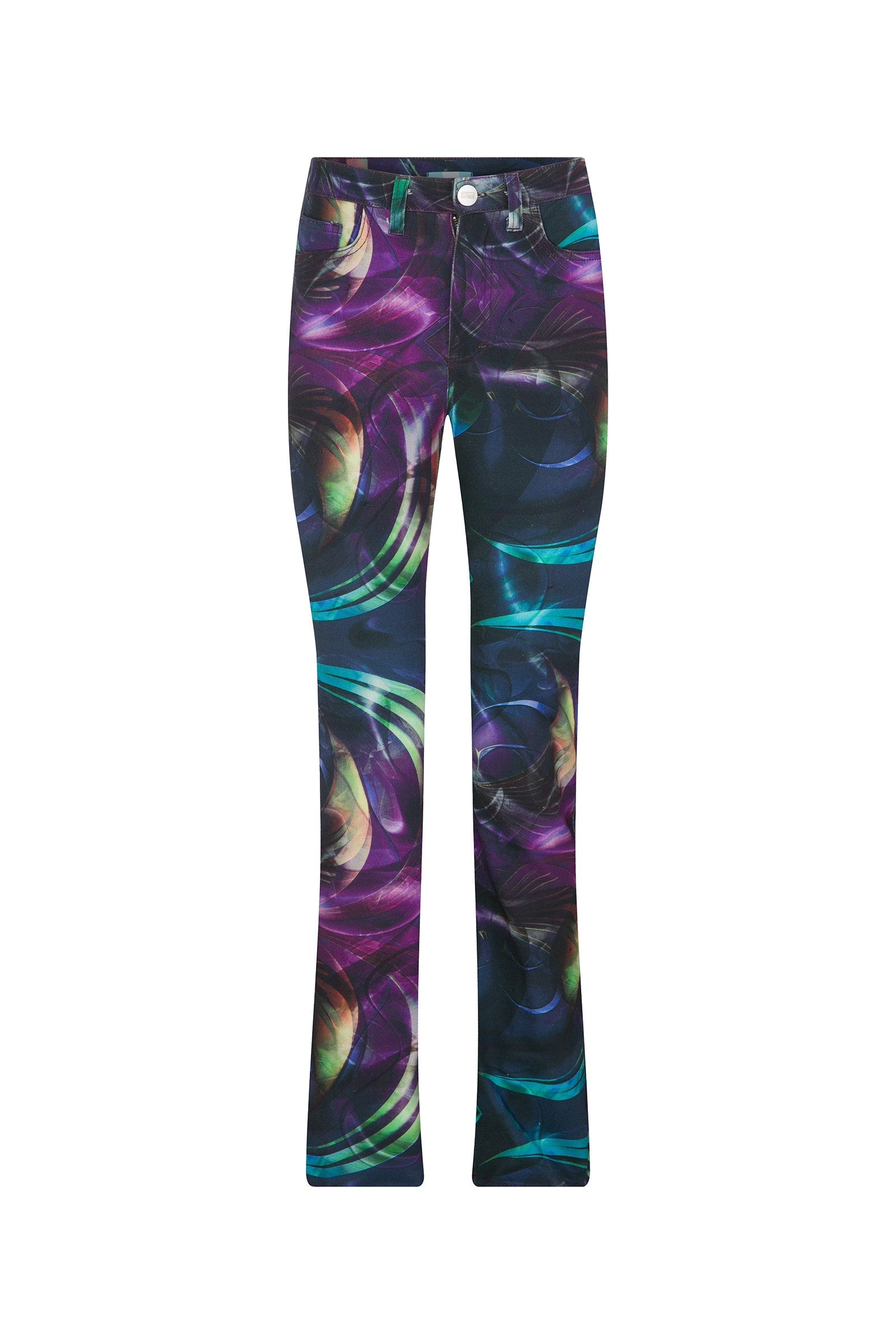 Ace Nayman-Vernon Printed Denim Pants-Kot Pantolon-2-Milagron.com