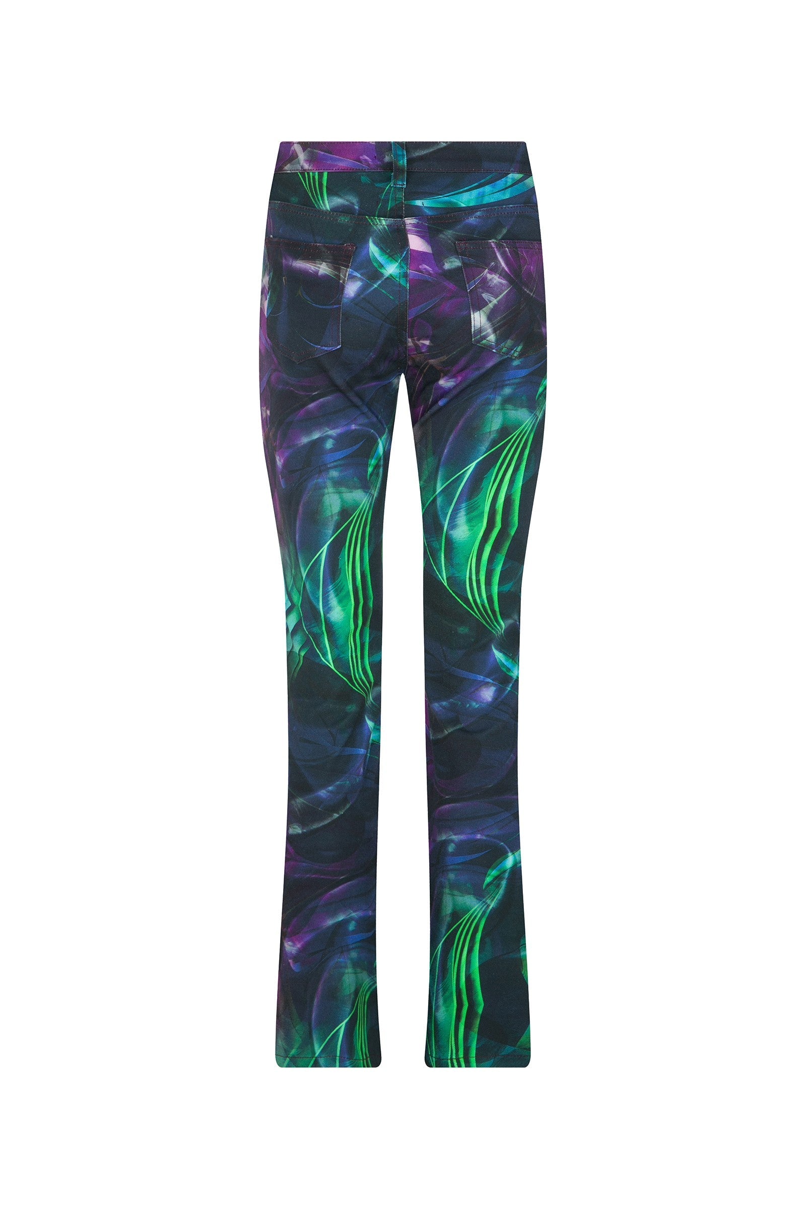 Ace Nayman-Vernon Printed Denim Pants-Kot Pantolon-3-Milagron.com