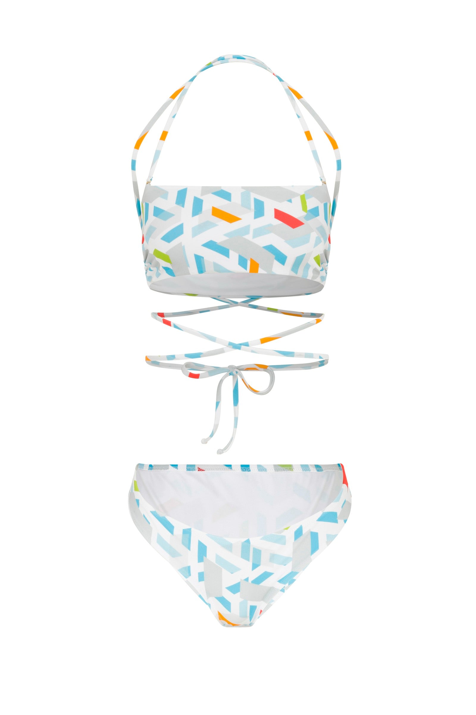Vic Graphic Grey Print Bikini