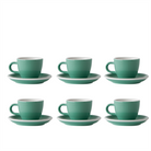 Acme Evolution 6'Lı Espresso Fincan Seti Yeşil