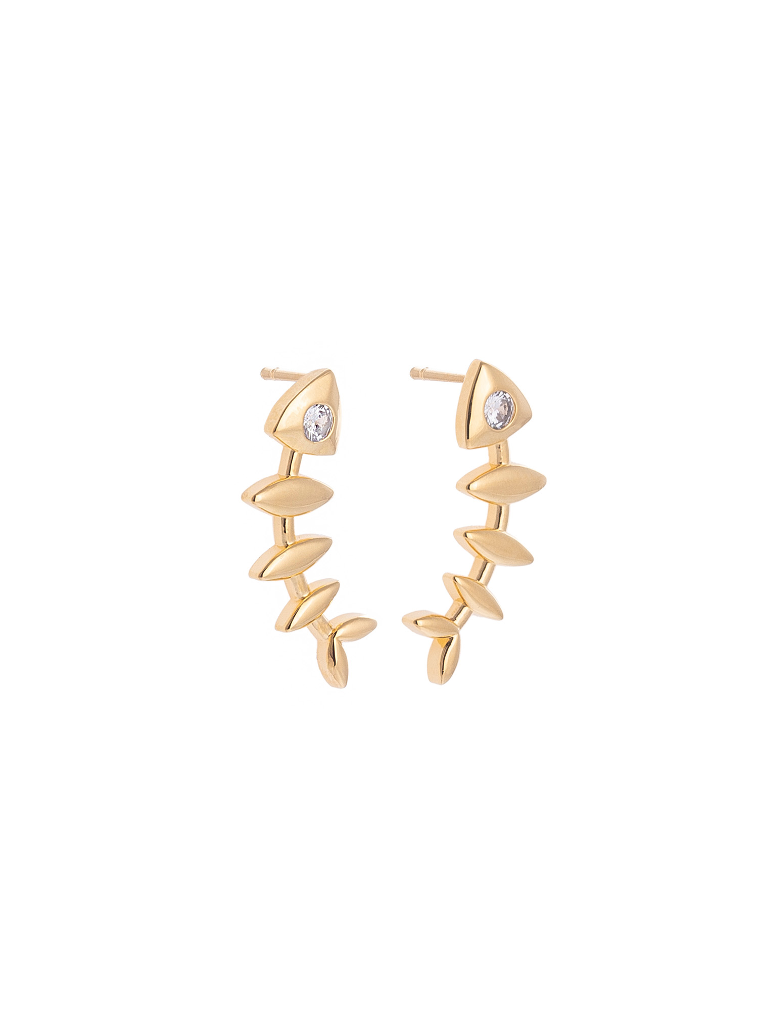Fishbone Earrings