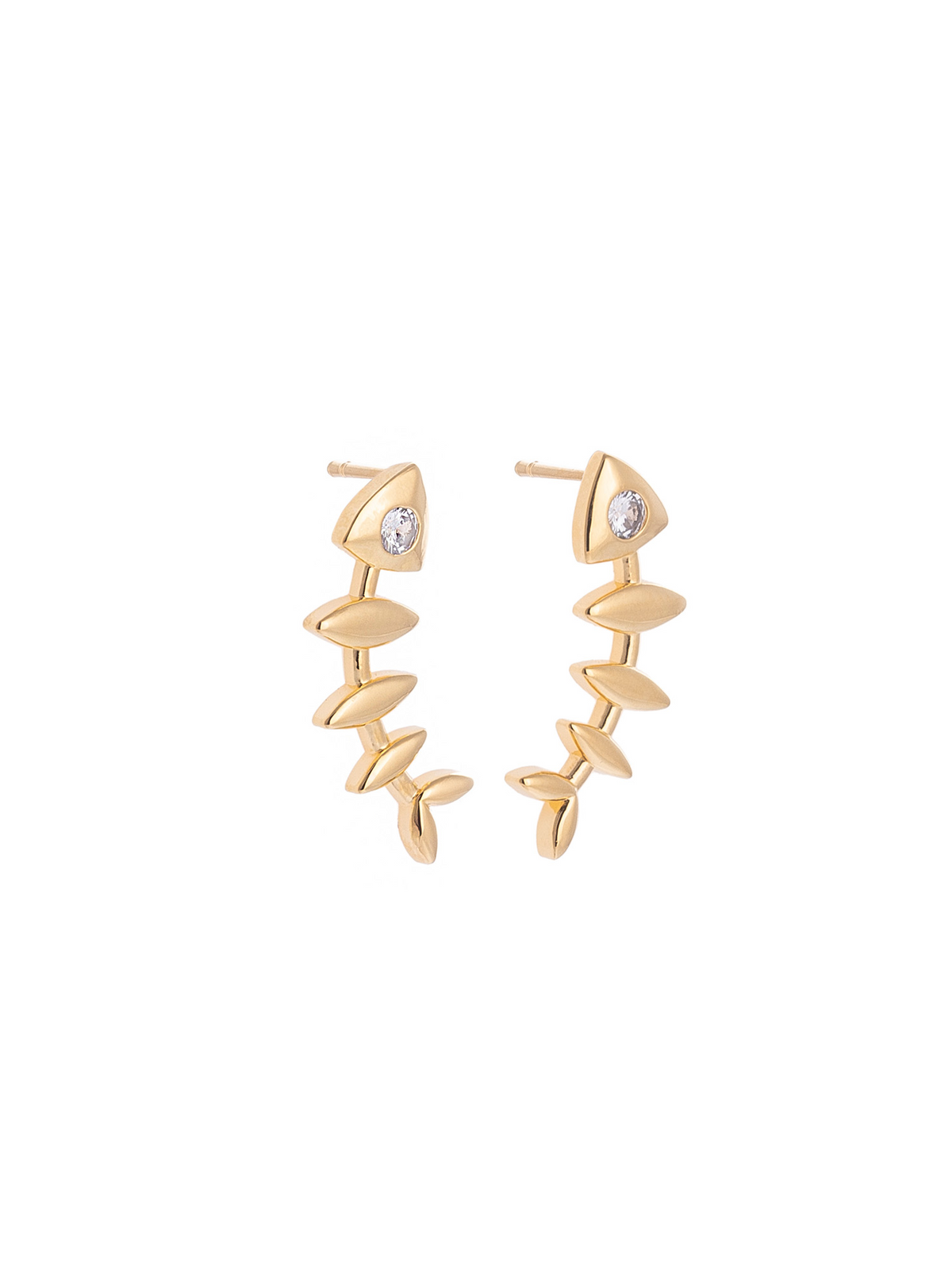Fishbone Earrings