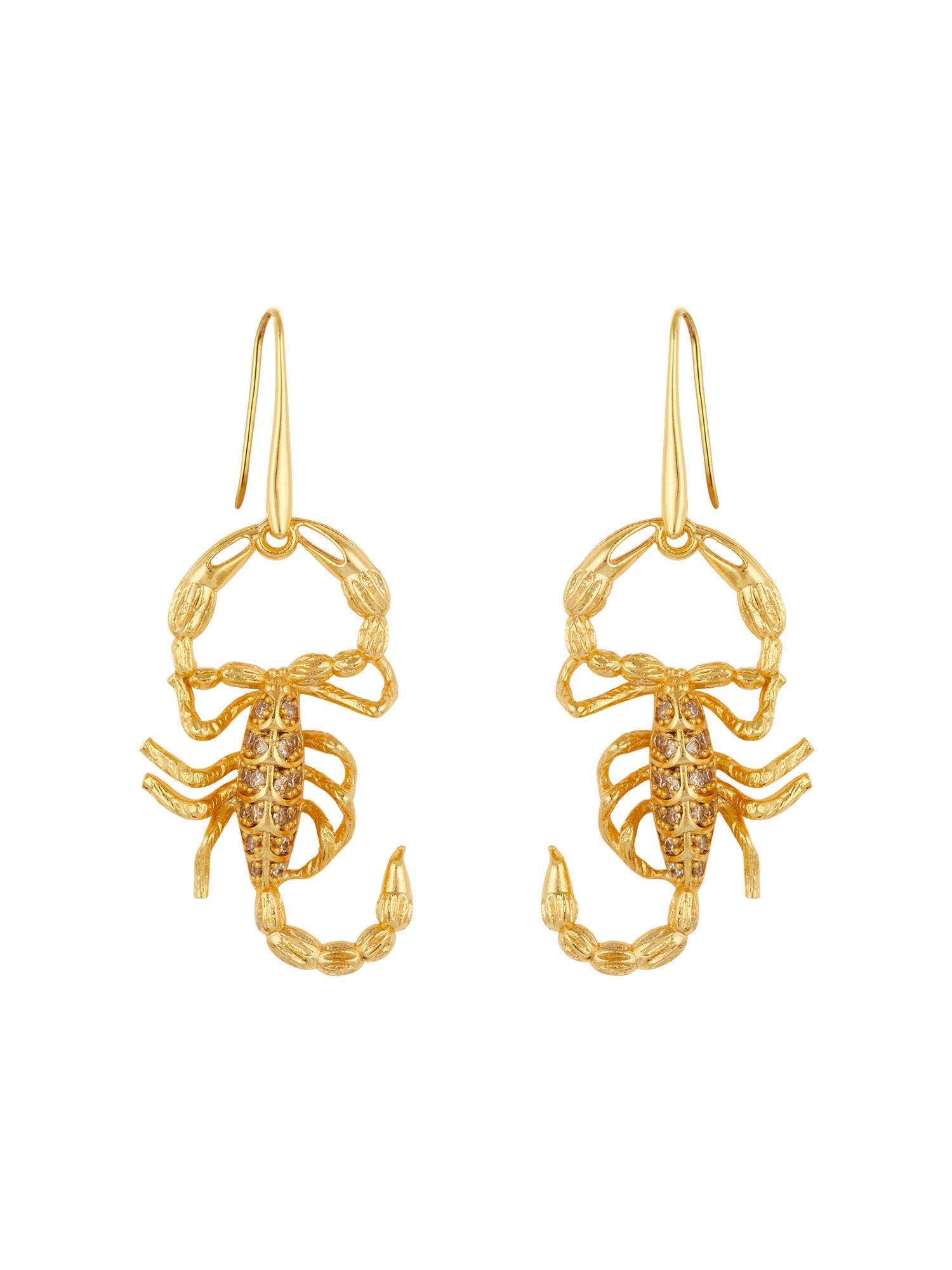 Aden Newyork-Scorpio Küpe Altin-Küpe-2-Milagron.com