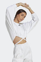 Adidas-Dance Crop Versatile Sweatshirt-Sweatshirts & Hoodies-1-Milagron.com