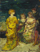 Adolphe Monticelli - Figürlü Kompozisyon
