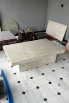 Bej Mermer Sehpa, 130x85x40 - 0