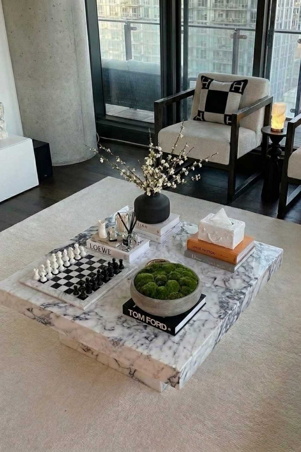 Menekşe Orta Sehpa 95x95x40 - 4