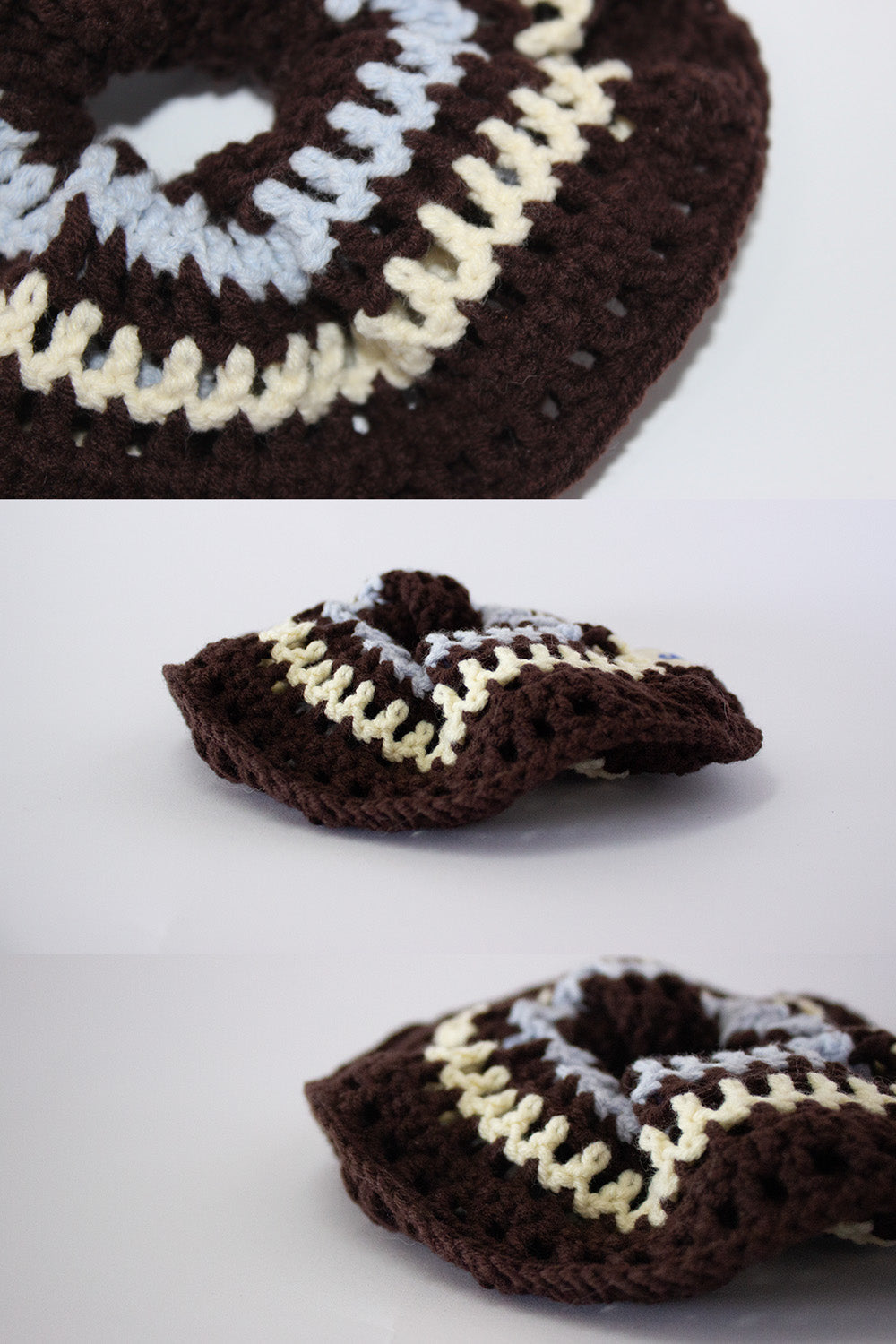 Donut Kroşe Toka - Dark Brown - 2