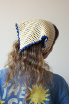 Waffle Kroşe Bandana - Ivory - 0