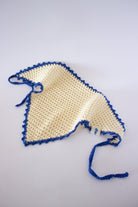 Waffle Kroşe Bandana - Ivory - 1