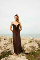 Agic-BREZEE ASKILI UZUN PLAJ ELBİSESİ-Elbise-8-Milagron.com