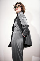 Agic-Oversize Gri Füme Astarlı Ceket-Ceket-10-Milagron.com