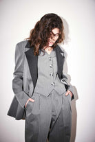 Agic-Oversize Gri Füme Astarlı Ceket-Ceket-7-Milagron.com