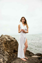 Agic-SERENITY KAPİŞONLU PLAJ ELBİSESİ-Elbise-2-Milagron.com