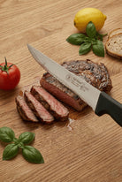 Lazerli Tırtıklı Sürmene Sebze Meyve Biftek Steak Mutfak Bıçağı 24 Cm Lazer Bileme Sürbisa 61005-Lz