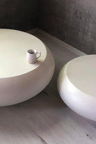 Alanco Design-Karen Açık Bej Polyester Orta Sehpa (Küçük)-Sehpa-3-Milagron.com