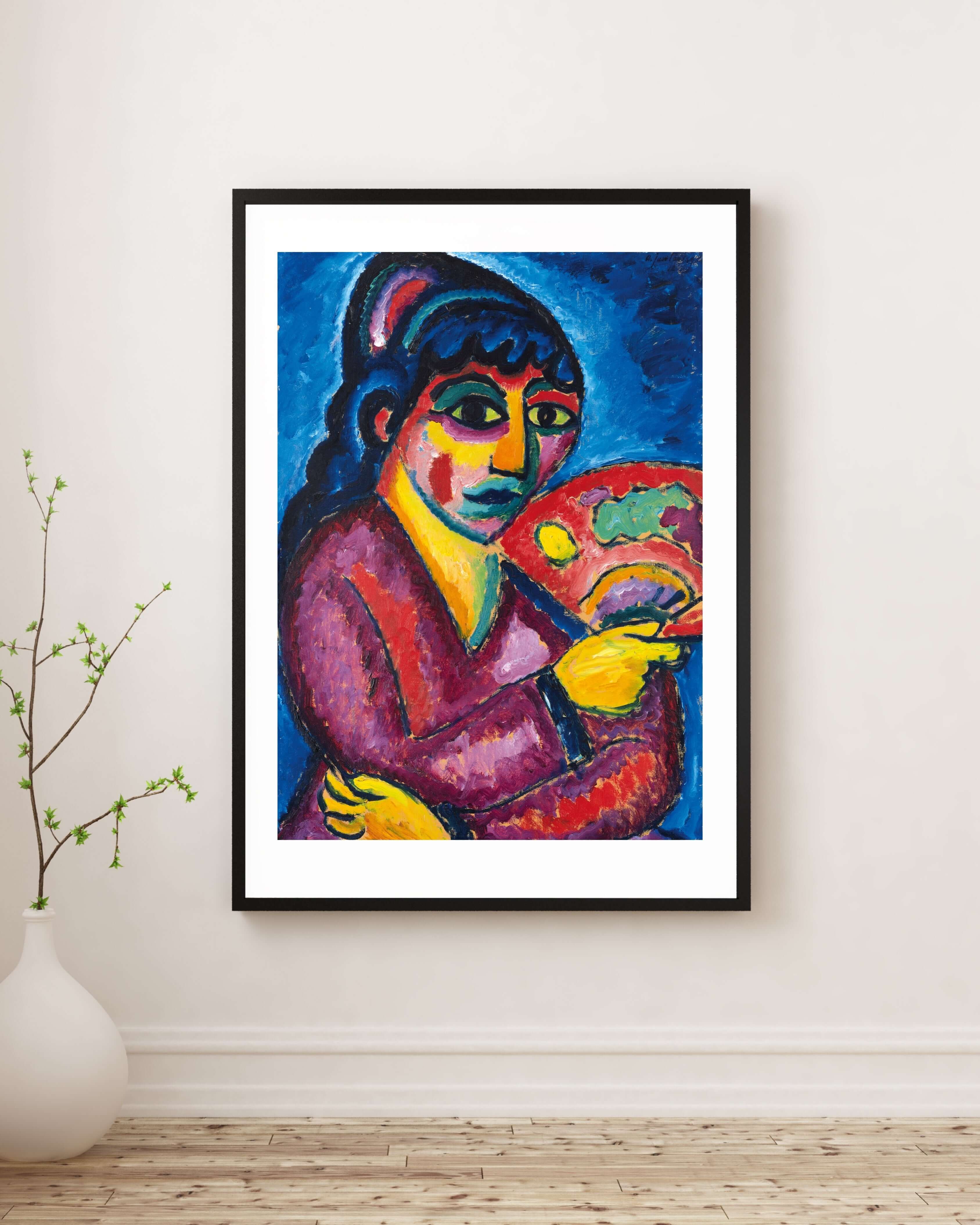 Alexej Von Jawlensky - Yelpazeli Kadın