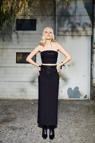 Alreves-Paloma Double Waist Skirt with Belts-Etek-2-Milagron.com