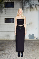 Alreves-Paloma Double Waist Skirt with Belts-Etek-3-Milagron.com
