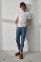 American Vintage-Decatur White T-shirt-T-Shirts-1-Milagron.com