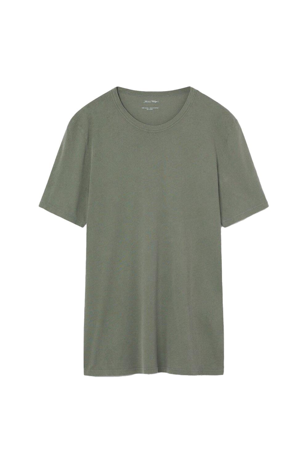 American Vintage-Devon Vintage Olive T-shirt-T-Shirts-1-Milagron.com