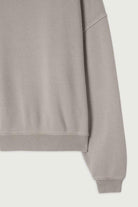 American Vintage-Sweat ML Col Rond Taupe Vintage-Sweatshirts & Hoodies-2-Milagron.com