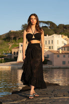 Amour Et Naturel-Berta Pareo Siyah-Pareo & Bandana-1-Milagron.com