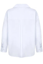 Amour Et Naturel-Nakışlı Oversize Gömlek Beyaz-Gömlek-2-Milagron.com