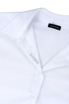 Amour Et Naturel-Nakışlı Oversize Gömlek Beyaz-Gömlek-3-Milagron.com