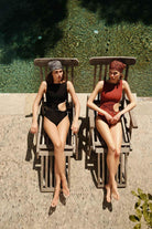 Anais & Margaux-Vivienne Black Cutout Swimsuit-Bikini & Mayo-3-Milagron.com