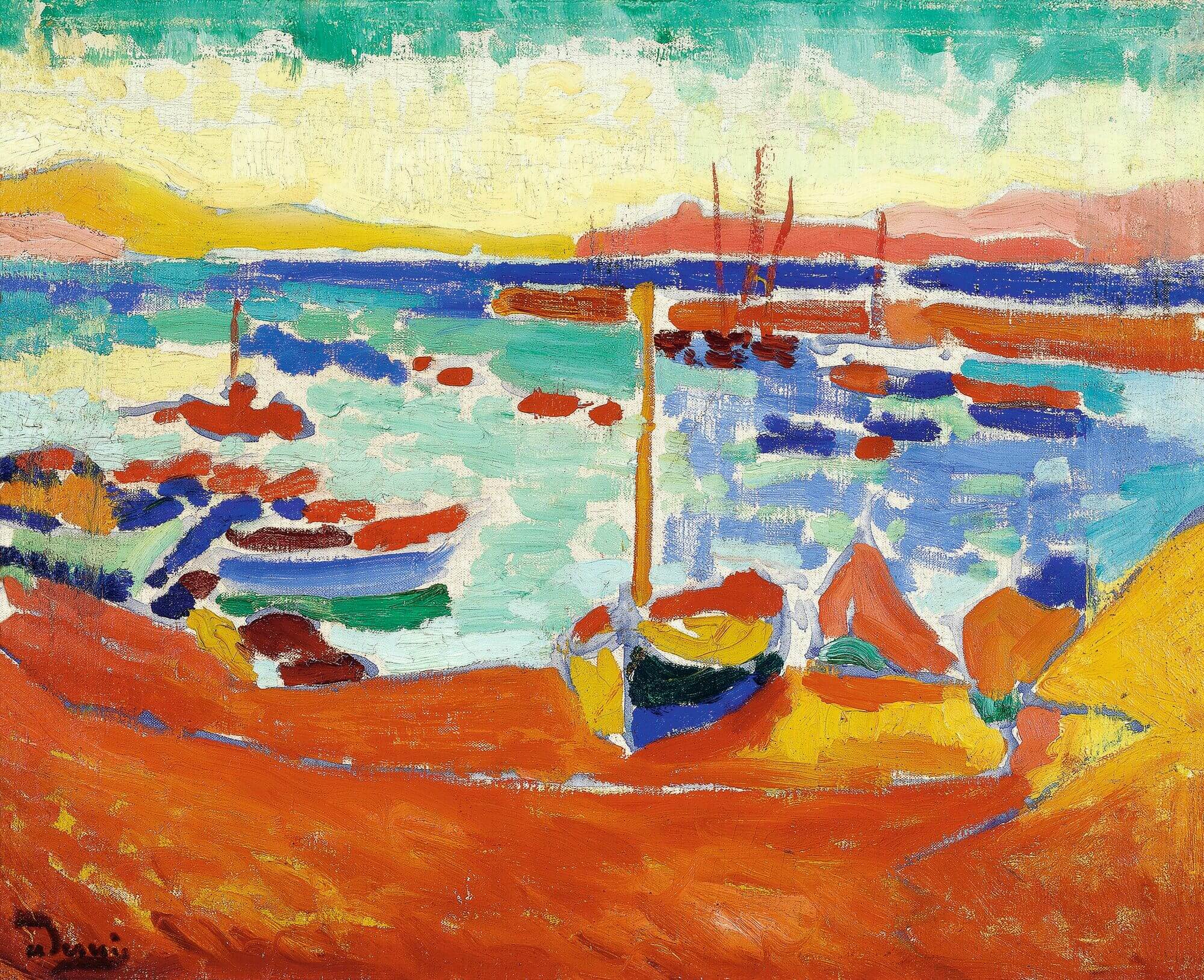 André Derain - Collioure'Da Tekneler