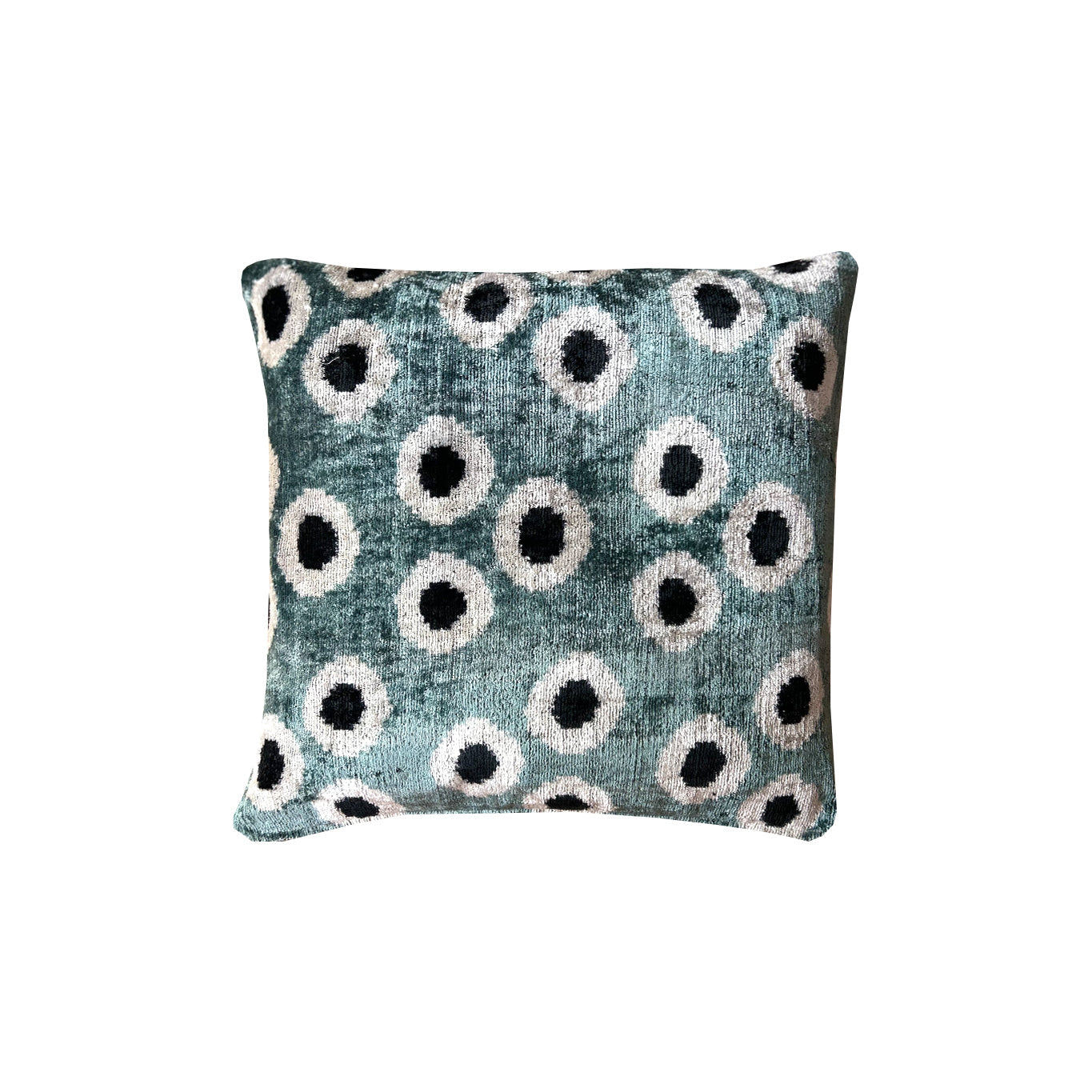 Ani Studio-Blake Silk Velvet Ikat Pillow Case-Yastık-1-Milagron.com