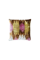 Ani Studio-Cora Silk Velvet Ikat Pillow Case-Yastık-1-Milagron.com