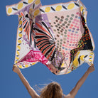 Ani Studio-Juniper Cotton Printed Pareo / Scarve-Pareo & Bandana-3-Milagron.com