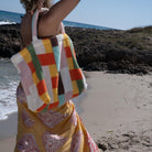 Ani Studio-Mono Beach Bag Blush-Omuz Çantası-2-Milagron.com