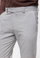 Antioch-Açık Gri Erkek Slim Fit Kumaş Pantolon-Kumaş Pantolon-4-Milagron.com