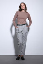 Antioch-Açık Kahve Basic Kadın Triko Kazak-Kazak-2-Milagron.com