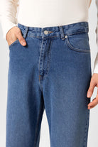 Antioch-Açık Mavi Yüksek Bel Regular Fit Erkek Kot Pantolon-Kot Pantolon-5-Milagron.com