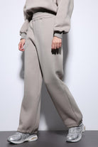 Antioch-Açık Vizon Basic Ayarlanabilir Paça Kadın Eşofman Altı-Eşofman-3-Milagron.com